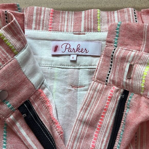 Parker Sunset Stripe High Waisted Shorts - Picture 5 of 5